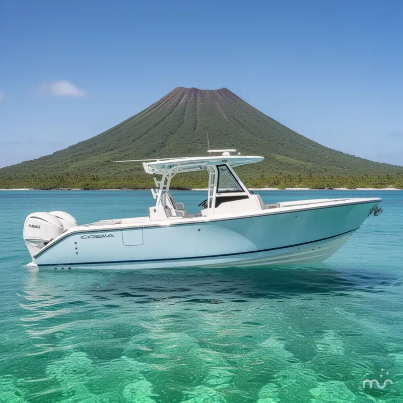 Slide: The Image of Cobia 305 Center Console 2026 - 2