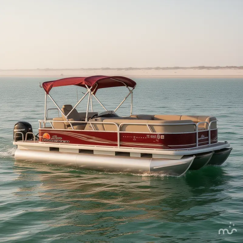 Slide: The Image of Sun Tracker Party Barge 22 DLX 2012 - 0