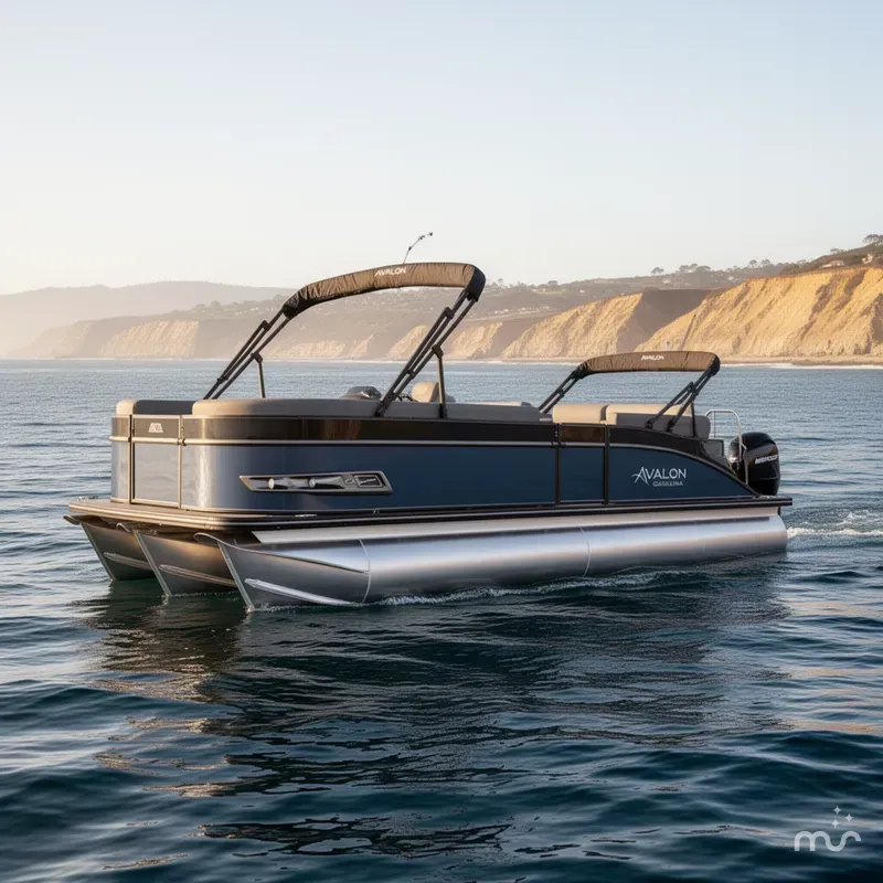 Slide: The Image of Avalon Catalina - 25 FT Versatile Rear Bench w/ 250HP Mercury Verado! 2025 - 0