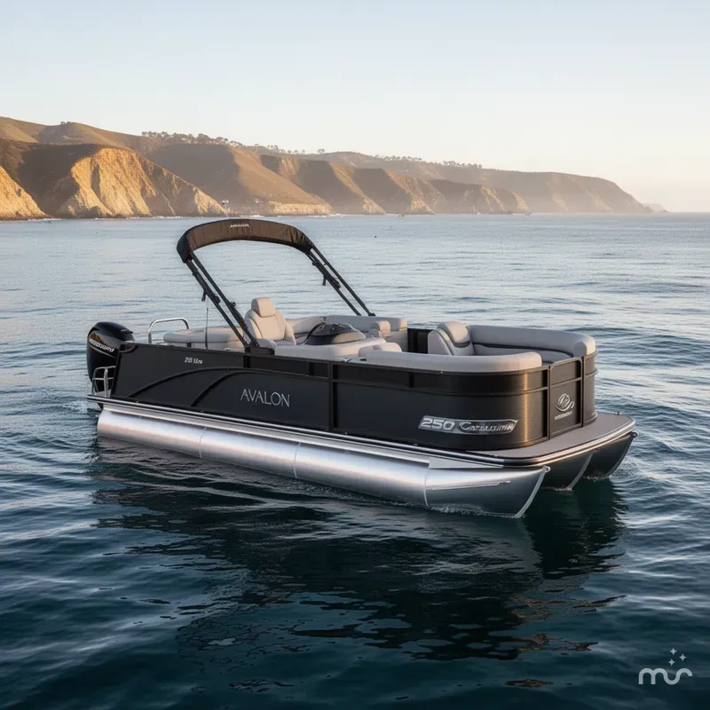 Slide: The Image of Avalon Catalina - 25 FT Versatile Rear Bench w/ 250HP Mercury Verado! 2025 - 1