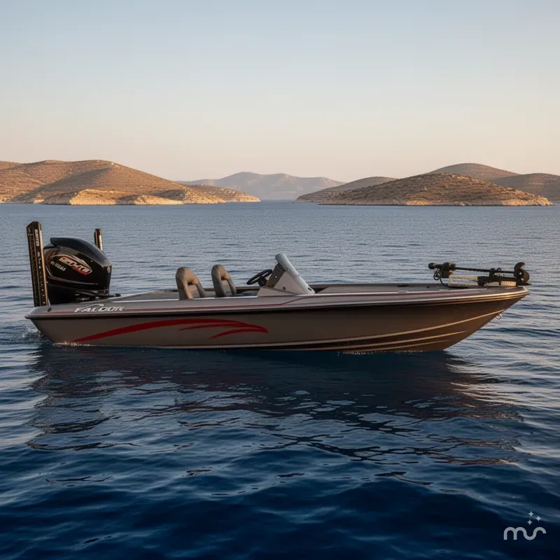Slide: The Image of Falcon Boats 21 Predator 2025 - 2
