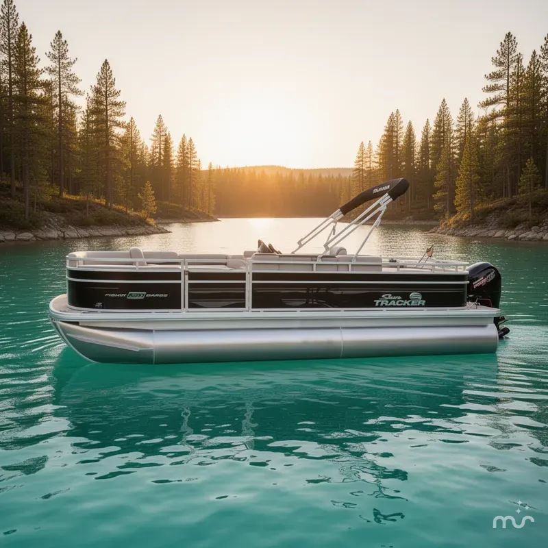 Slide: The Image of Sun Tracker Fishin' Barge 20 DLX 2026 - 2