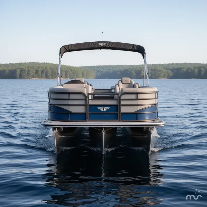 Slide: The Image of Bentley Pontoons Legacy 243 QSB 2025 - 1