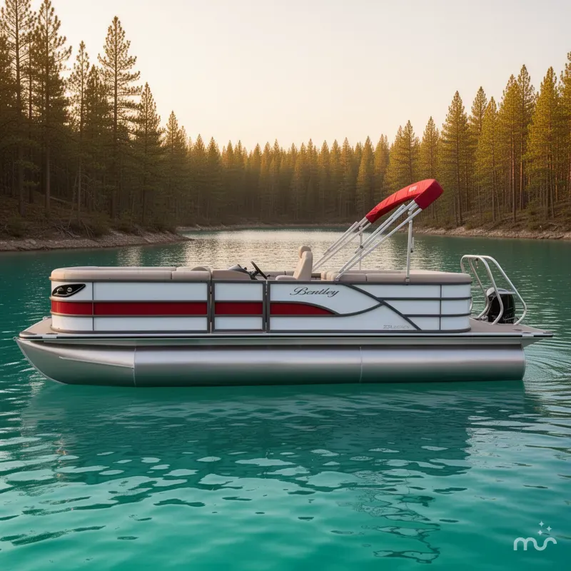 Slide: The Image of Bentley Pontoons Legacy 223 Navigator 2026 - 2