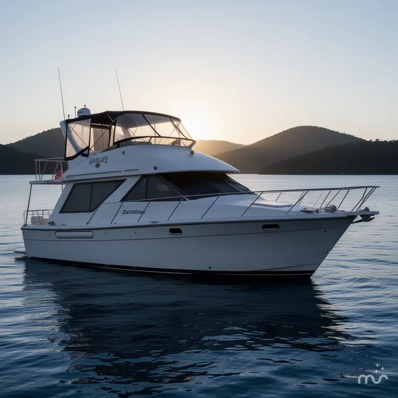 Slide: The Image of Bayliner 3988 Motoryacht 2002 - 0