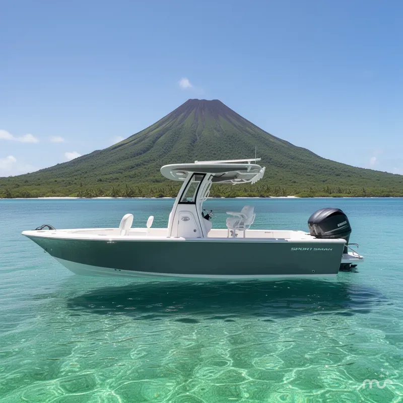 Slide: The Image of Sportsman Masters 227 Bay Boat 2026 - 2