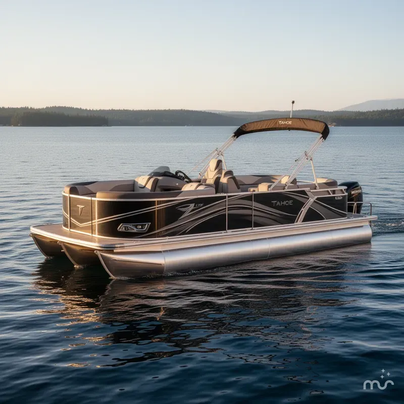 Slide: The Image of Tahoe LTZ 2385 Quad Lounge & Honda 4-Stroke EFI 2025 - 2