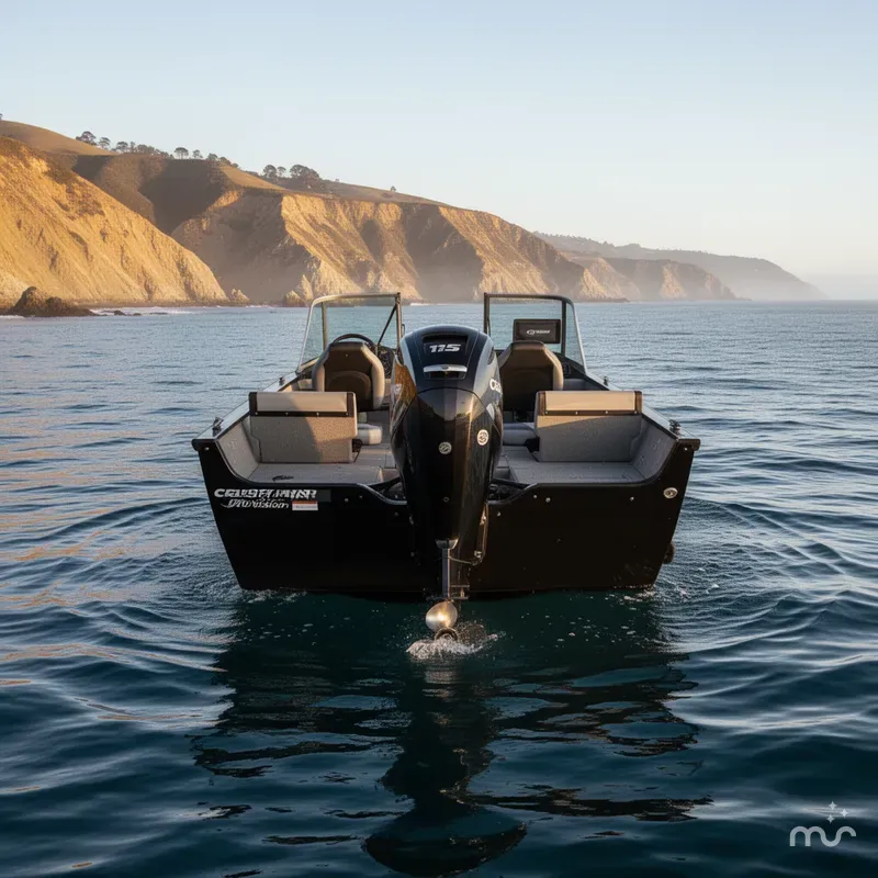 Slide: The Image of Crestliner 1700 Vision w/ 115HP Mercury! 2018 - 3