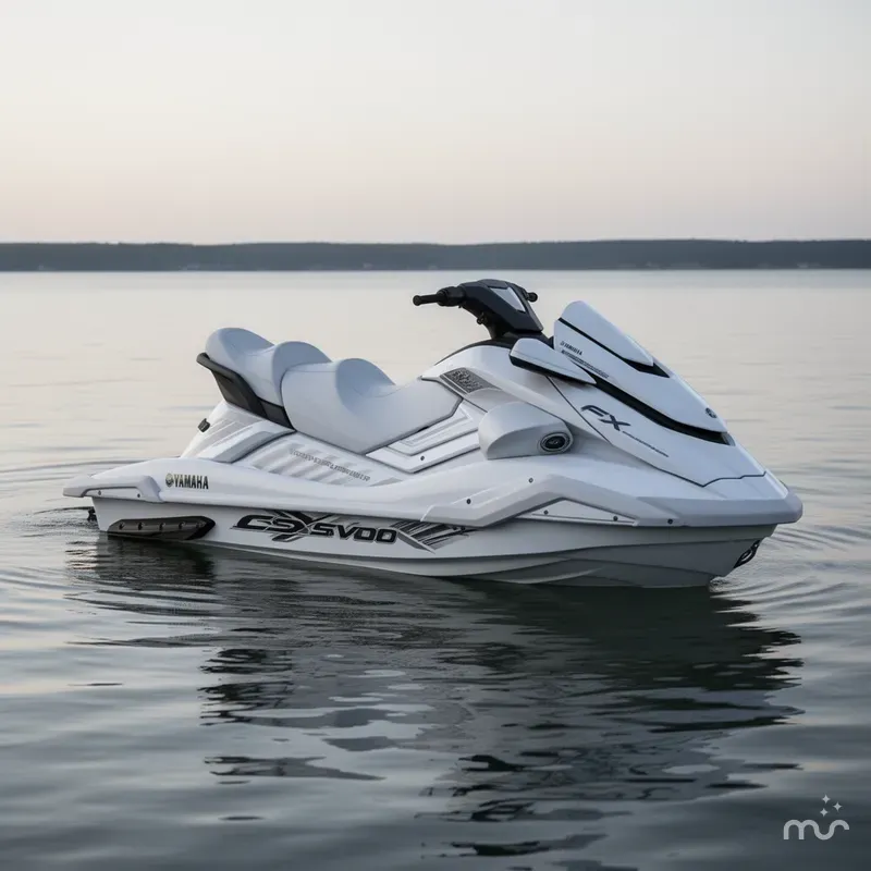 Slide: The Image of Yamaha FX CR SVHO WH/WH AUD FX1800B-BB 25 2025 - 0