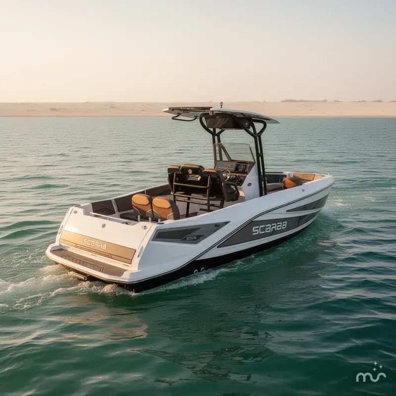 Slide: The Image of Scarab 255 Open LX 2025 - 2