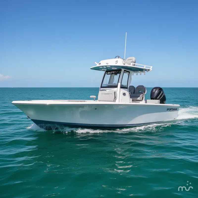 Slide: The Image of Sportsman Masters 267OE Bay Boat 2026 - 1
