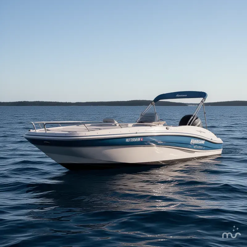 Slide: The Image of Hurricane SunDeck Sport 203 OB 2014 - 1