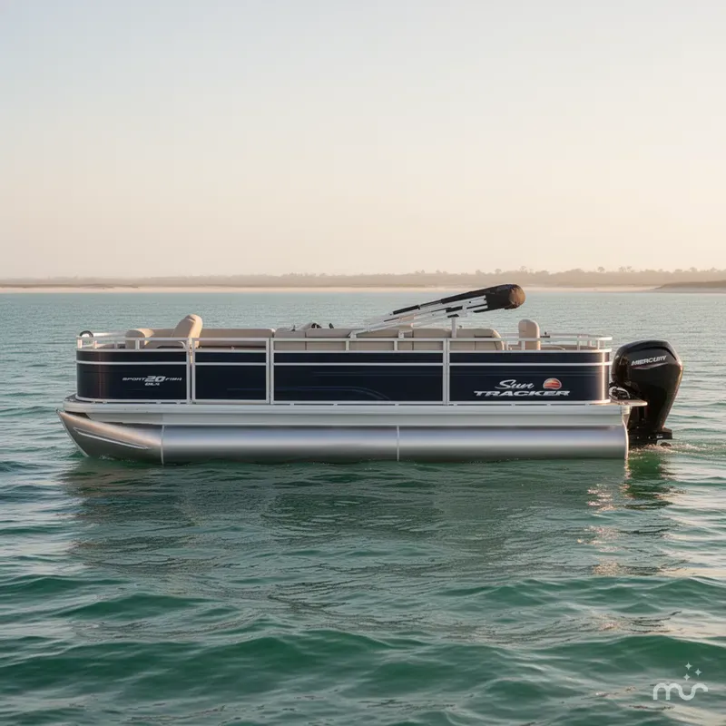 Slide: The Image of Sun Tracker SportFish 20 DLX 2025 - 2