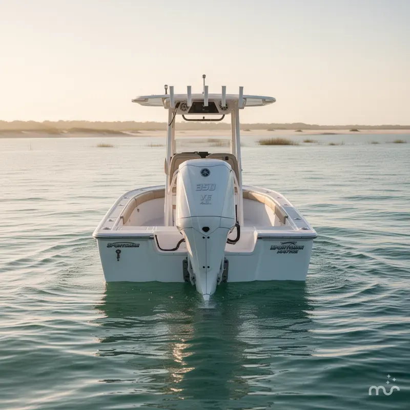 Slide: The Image of Sportsman Masters 247OE Bay Boat 2026 - 2