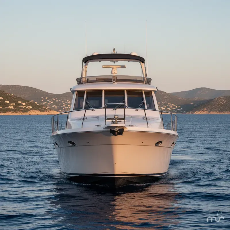 Slide: The Image of Meridian 490 Pilothouse 2003 - 1