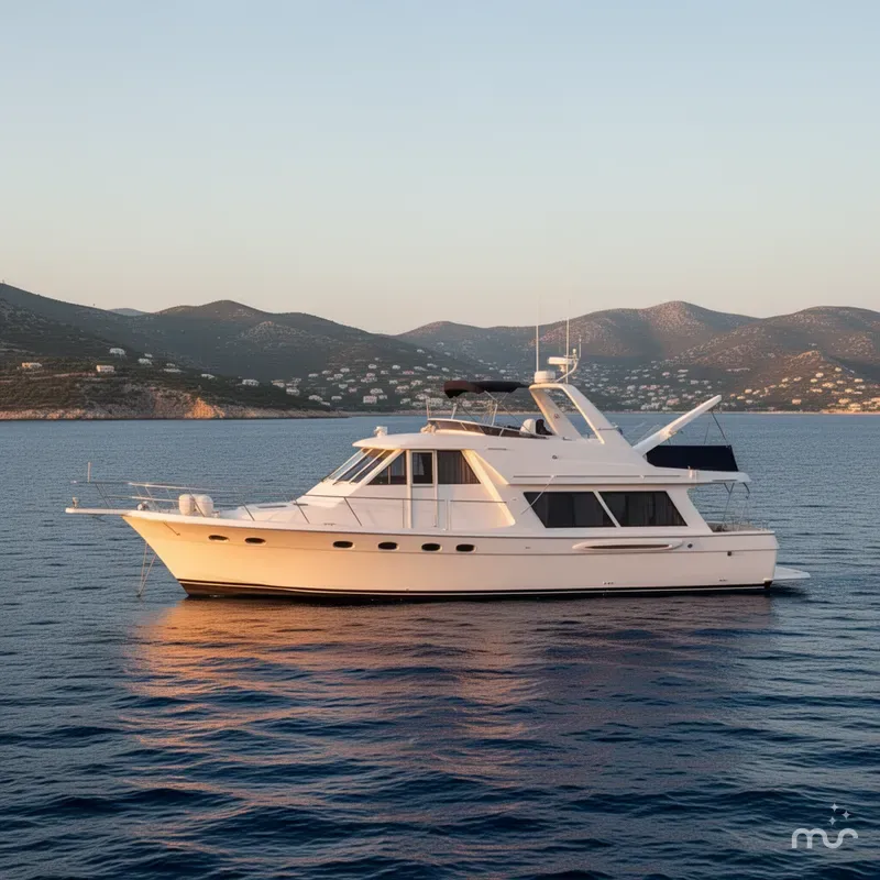 Slide: The Image of Meridian 490 Pilothouse 2003 - 2