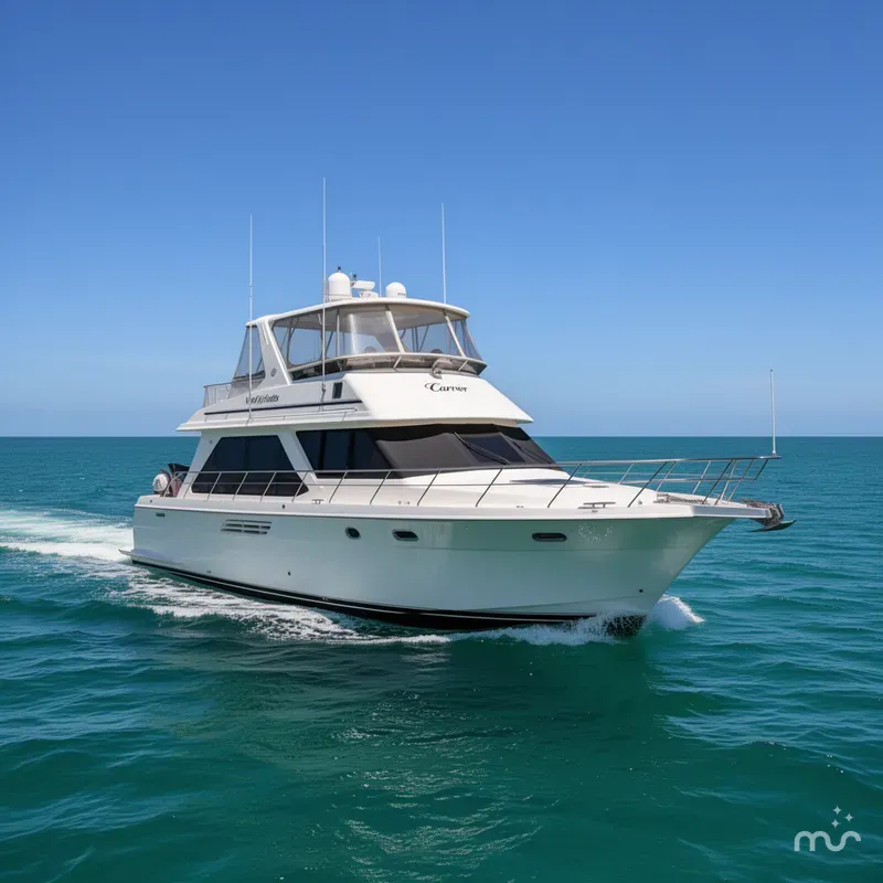 Slide: The Image of Carver Yachts 570 Voyager Pilothouse 2002 - 1