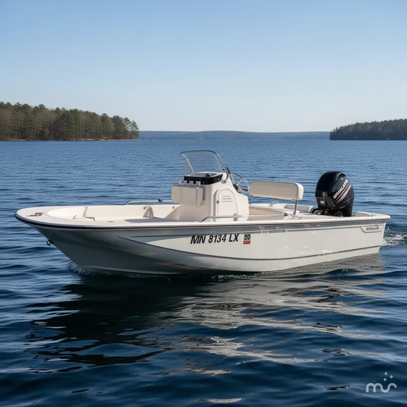 Slide: The Image of Boston Whaler 150 Montauk 2020 - 2