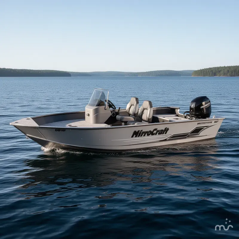 Slide: The Image of MirroCraft 60HP F167 Side Console 2025 - 1