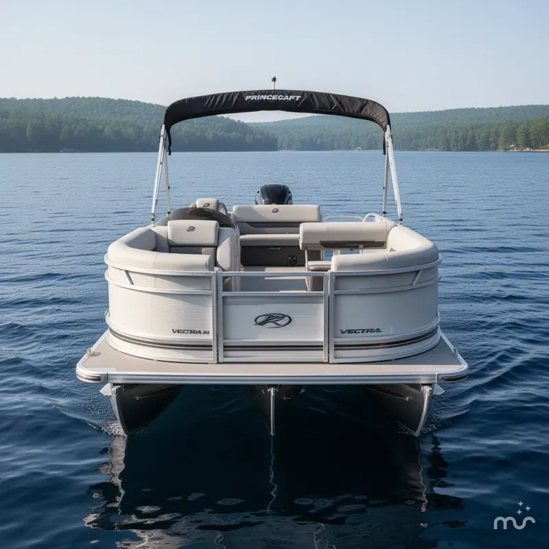 Slide: The Image of Princecraft Vectra 21 RL Dinette Swingback Pontoon & Mercury 4-Stroke EFI 2025 - 1