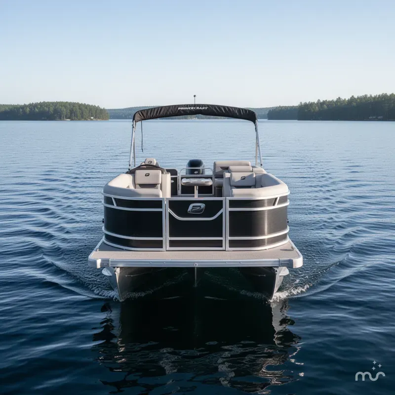 Slide: The Image of Princecraft Vectra 23 RL Swingback Pontoon & 150HP 2025 - 1