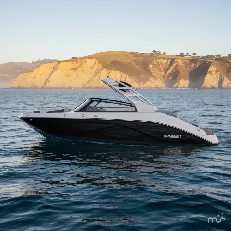 Slide: The Image of Yamaha 222 S w/ Twin 1.8L Yamaha's 2025 - 1