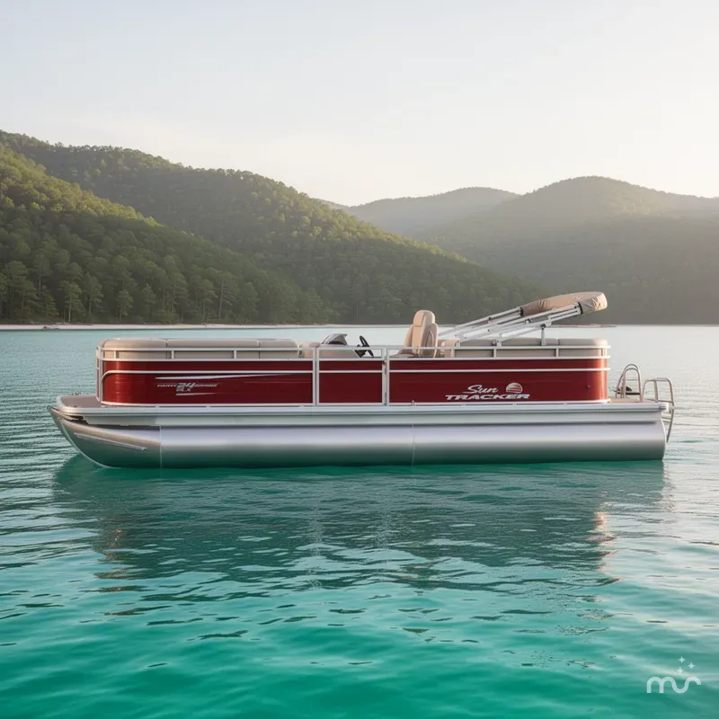 Slide: The Image of Sun Tracker Party Barge 24 DLX 2025 - 2