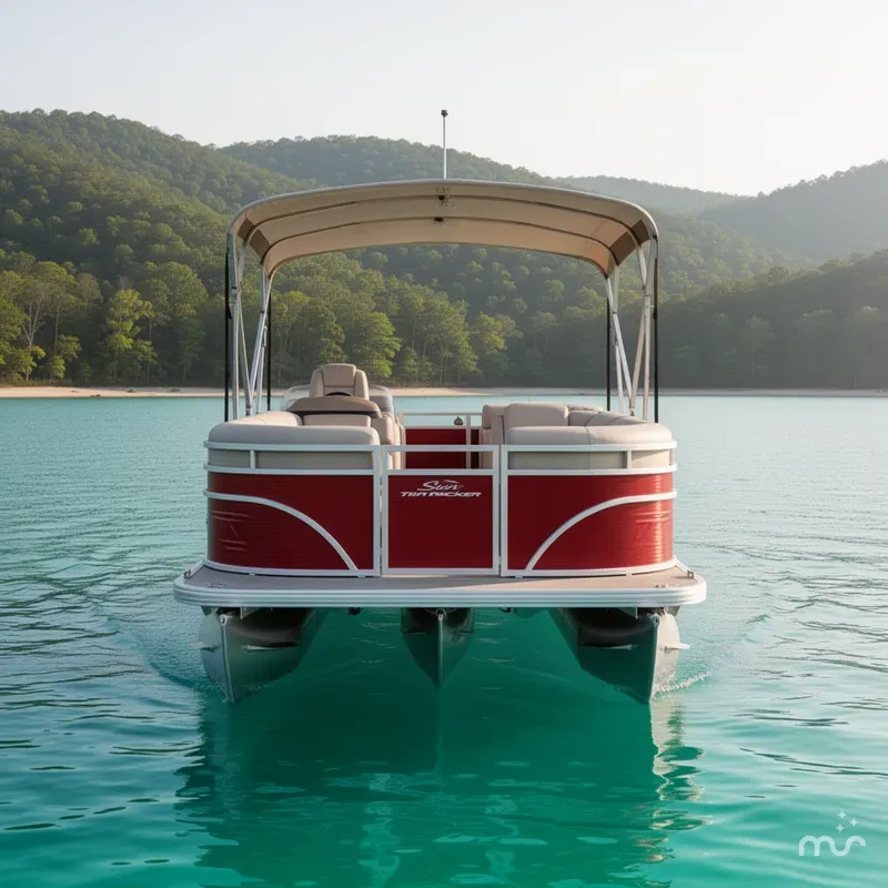 Slide: The Image of Sun Tracker Party Barge 24 DLX 2025 - 3