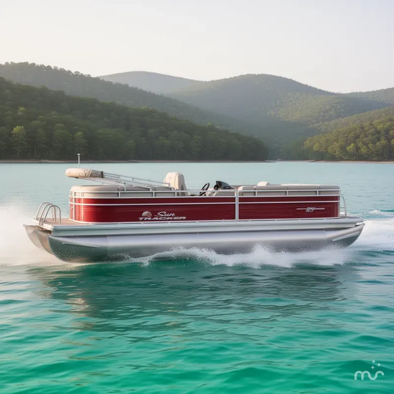 Slide: The Image of Sun Tracker Party Barge 24 DLX 2025 - 4