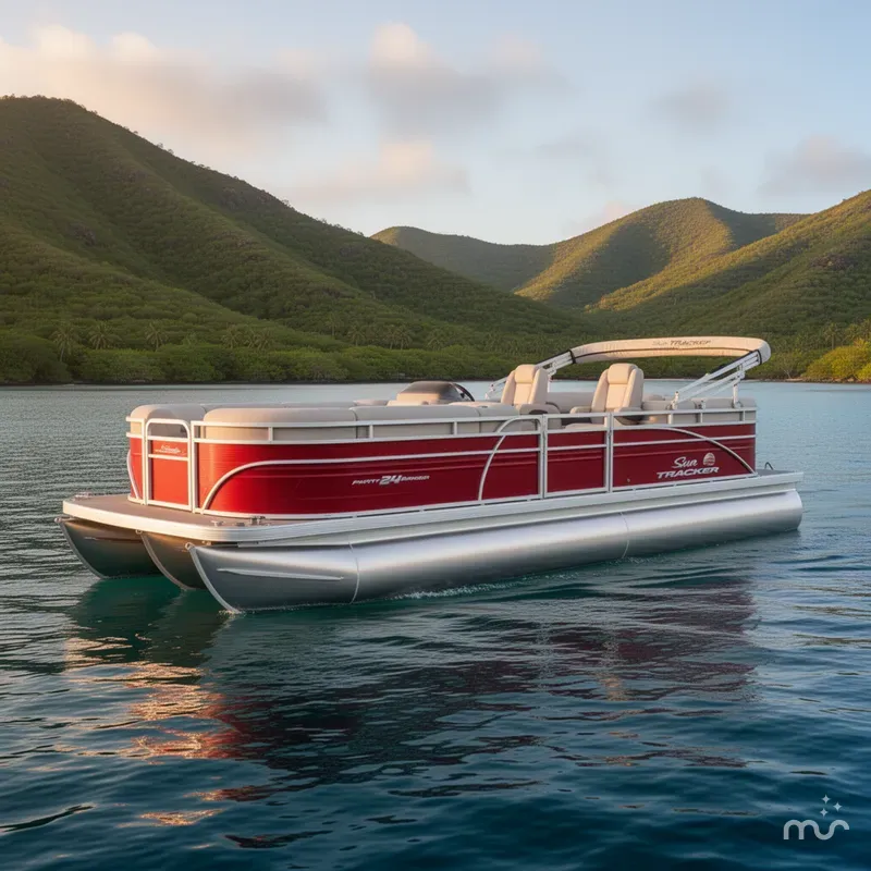 The Image of Sun Tracker Party Barge 24 DLX 2025 - 0