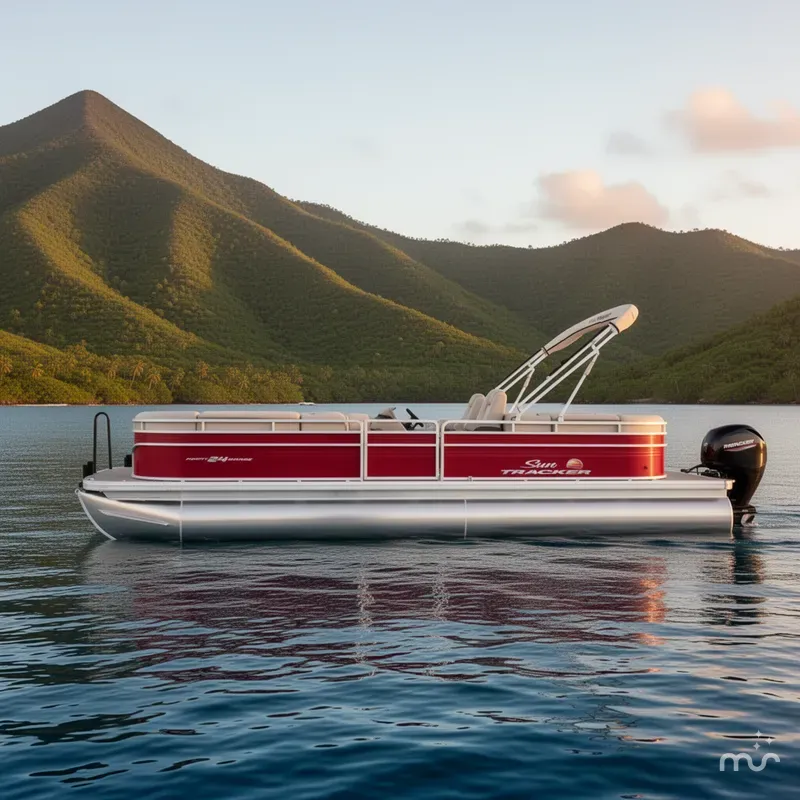Slide: The Image of Sun Tracker Party Barge 24 DLX 2025 - 2