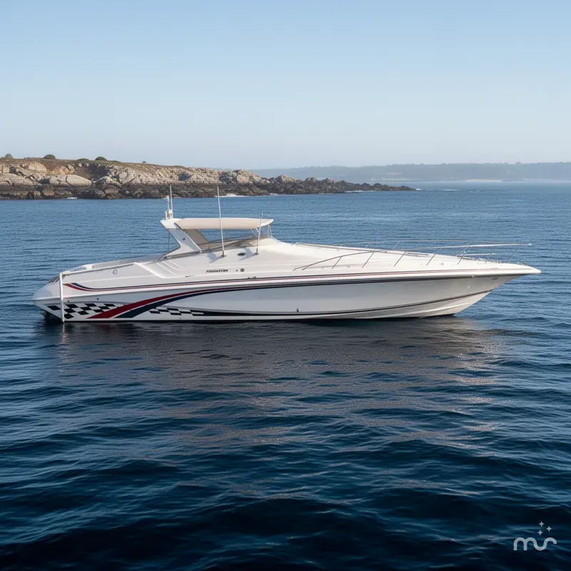 Slide: The Image of Fountain 38 Express Cruiser 1998 - 2