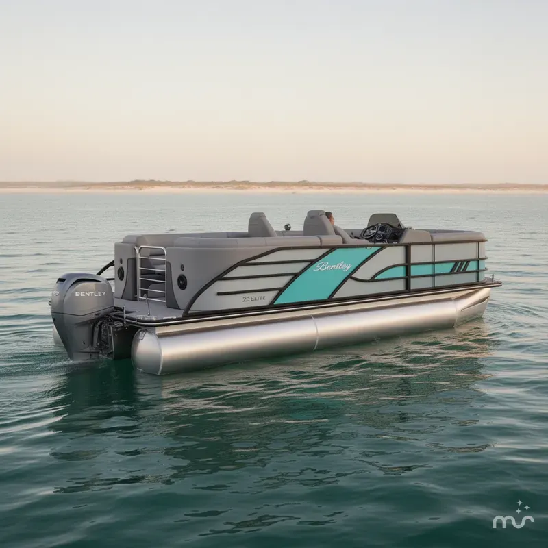 Slide: The Image of Bentley Pontoons 223 Elite Admiral FULL TRITOON 2026 - 0