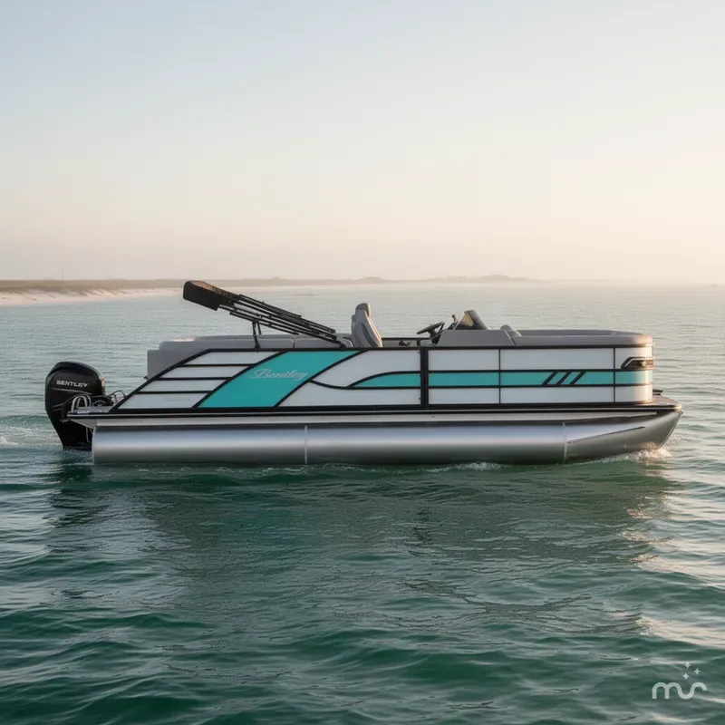 Slide: The Image of Bentley Pontoons 223 Elite Admiral FULL TRITOON 2026 - 1