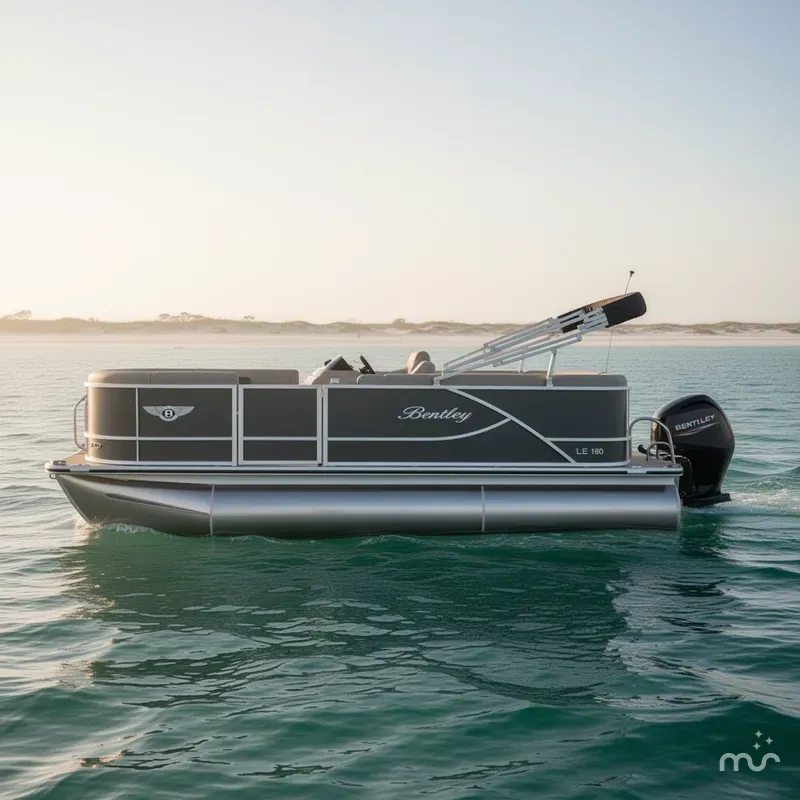 Slide: The Image of Bentley Pontoons LE 180 Cruise 2026 - 1