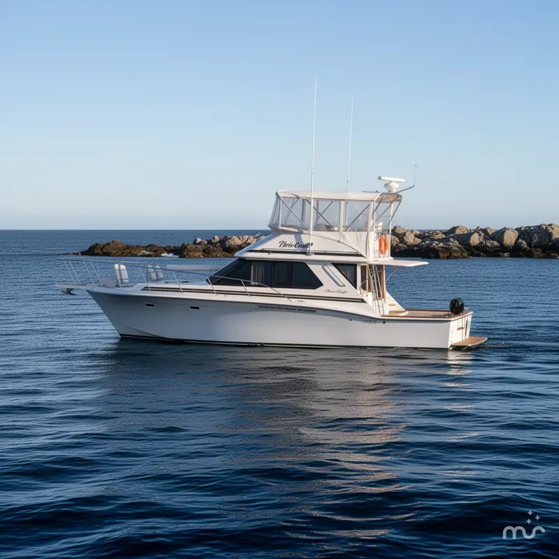 Slide: The Image of Chris-Craft 392 sport fish 1988 - 2