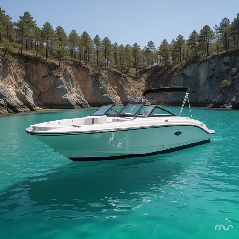 Slide: The Image of Sea Ray SPX 210 Outboard 2022 - 2