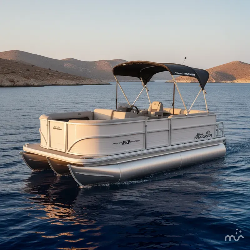 The Image of Sun Tracker Party Barge 16 DLX 2026 - 0