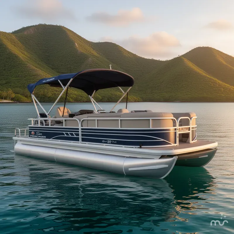 Slide: The Image of Sun Tracker SportFish 22 DLX 2021 - 2