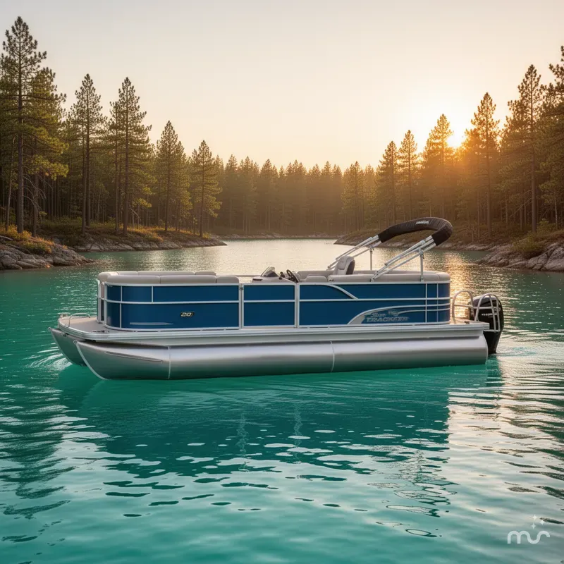 Slide: The Image of Sun Tracker Party Barge 20 DLX 2026 - 2