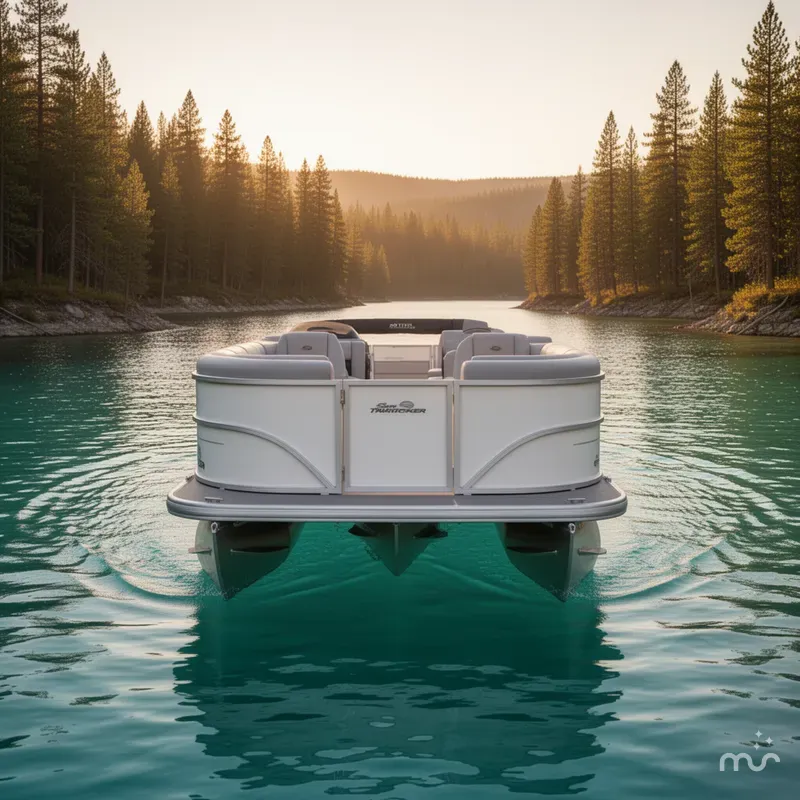 Slide: The Image of Sun Tracker Party Barge 20 DLX 2026 - 3