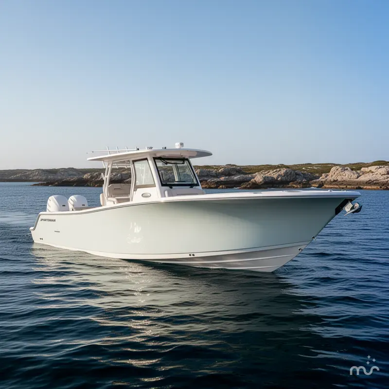 Slide: The Image of Sportsman Open 322 Center Console 2026 - 2