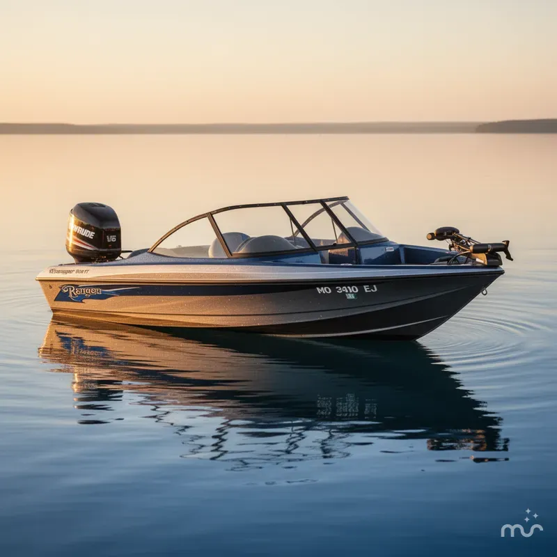 Slide: The Image of Ranger Boats 397XT FISH-N-SKI / EVINRUDE 200 HP OUTBOARD 1997 - 0