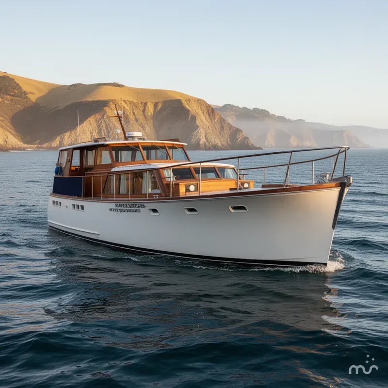 Slide: The Image of Stephens Brothers flush deck motor yacht 1969 - 0