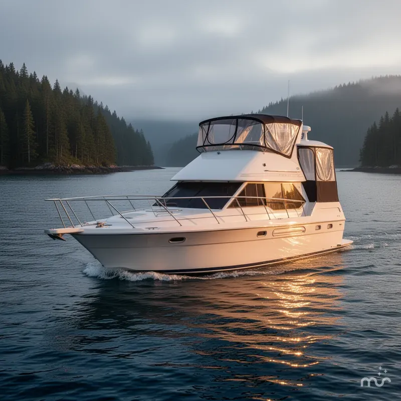Slide: The Image of Bayliner 4087 Aft Cabin Motoryacht 2001 - 2