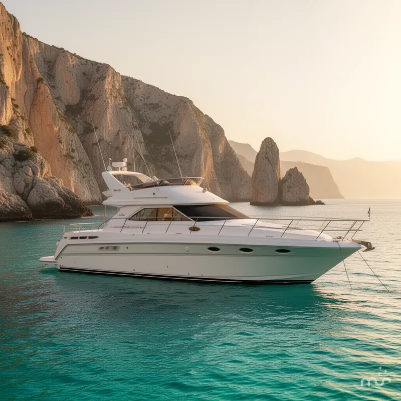 Slide: The Image of Sea Ray 420 Aft Cabin 2001 - 2