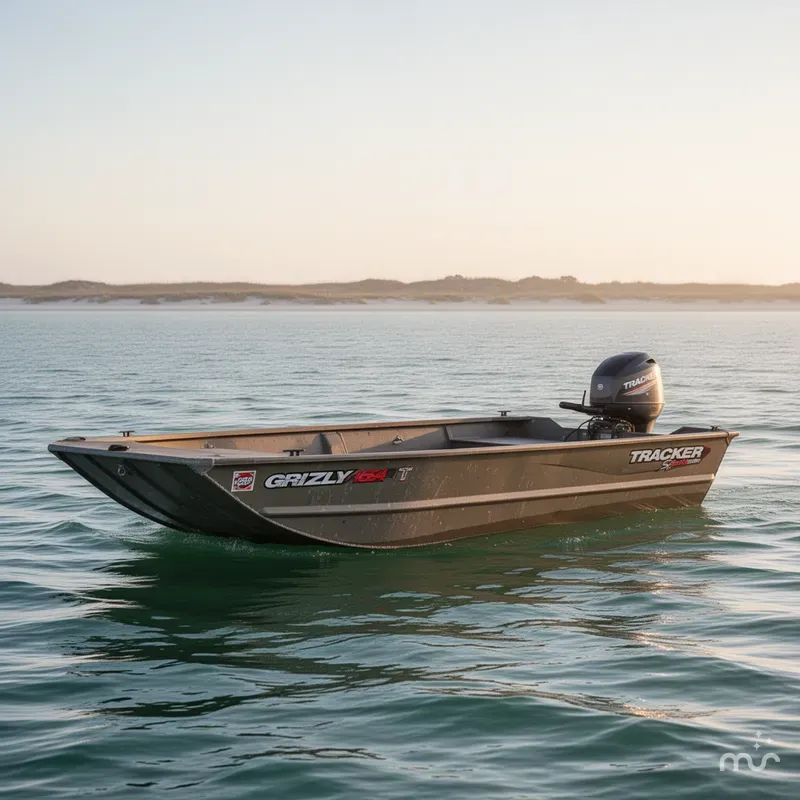 Slide: The Image of Tracker Grizzly 1654 T Sportsman 2026 - 2