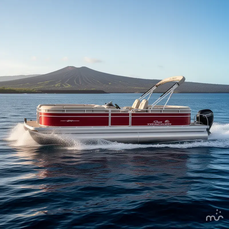 Slide: The Image of Sun Tracker Party Barge 24 DLX 2025 - 4