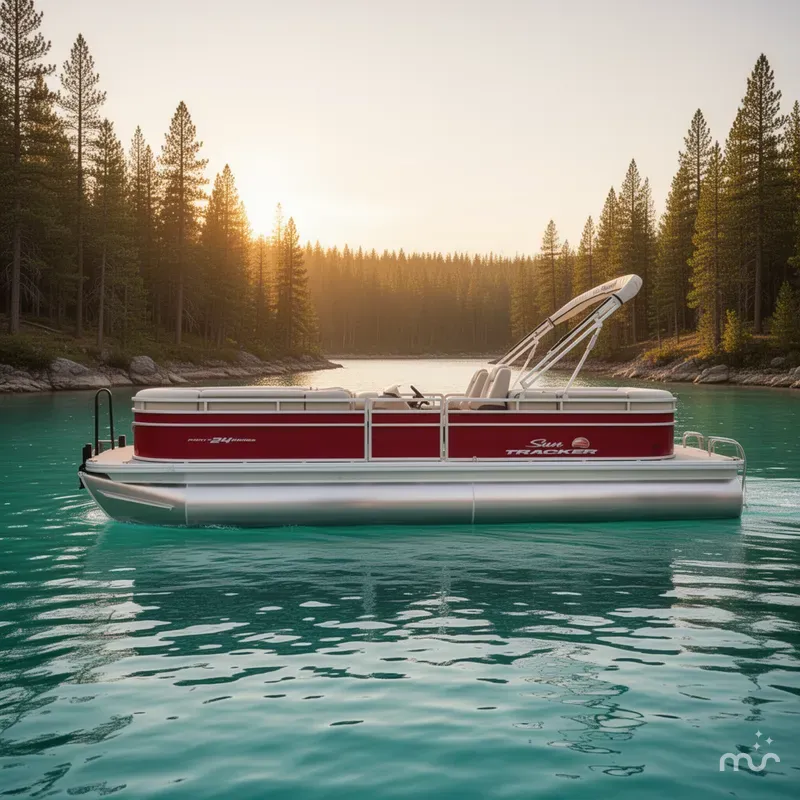 Slide: The Image of Sun Tracker Party Barge 24 DLX 2025 - 2