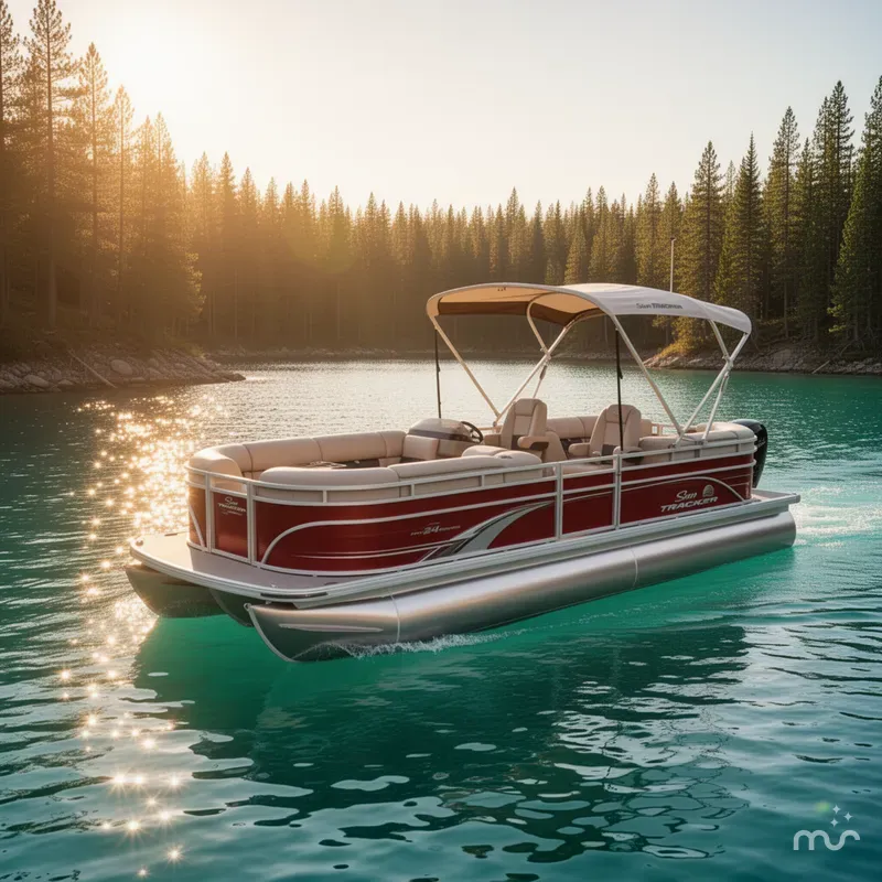 Slide: The Image of Sun Tracker Party Barge 24 DLX 2025 - 4